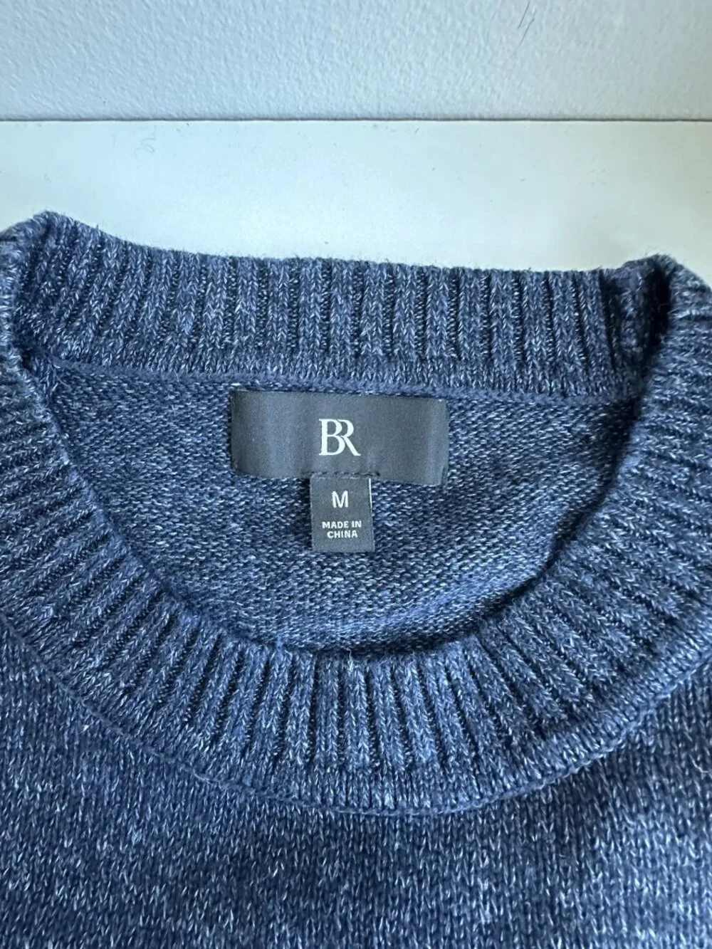Banana Republic - Giorgio Linen-Cotton Sweater - Navy Blue (M)